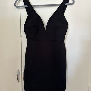 Lulu's Perfect Pick Black Bodycon Dress
